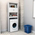 ARMARIO SOBRE LAVARROPAS O INODORO 65 CM 2 PUERTAS - BLANCO ARMARIO SOBRE LAVARROPAS O INODORO 65 CM 2 PUERTAS - BLANCO