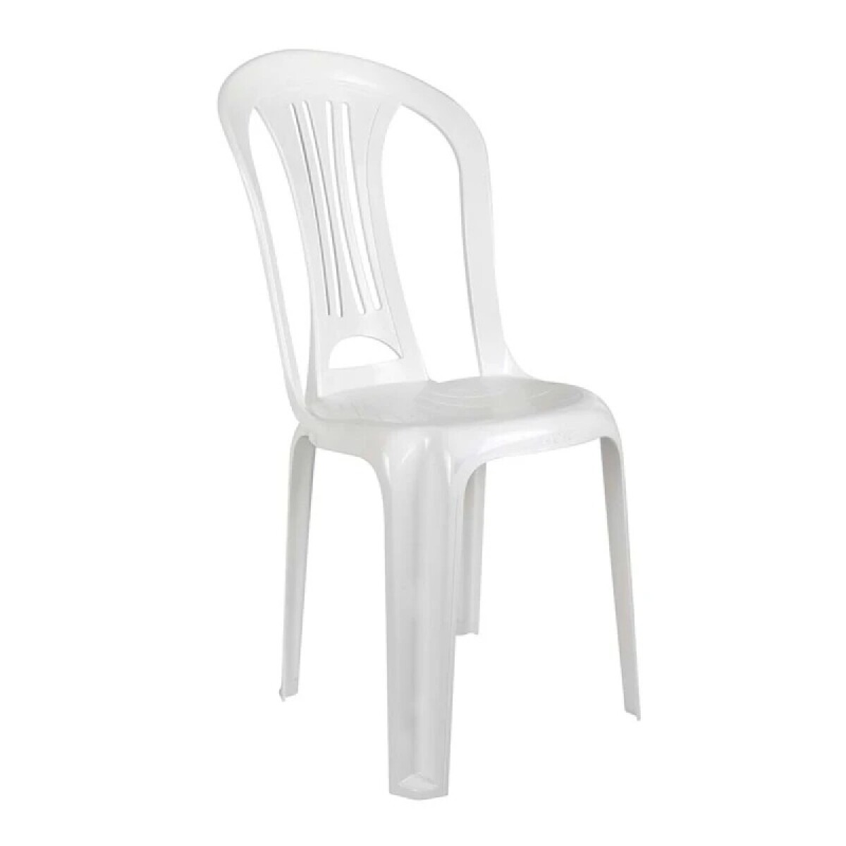 Silla de PVC MOR sin posabrazos BLANCA 