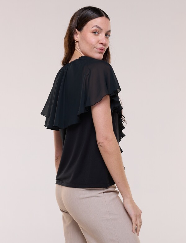 Blusa Volados NEGRO