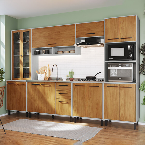 Muebles De Cocina Amoblamiento Completo Kit Multiuso - Muebles Express