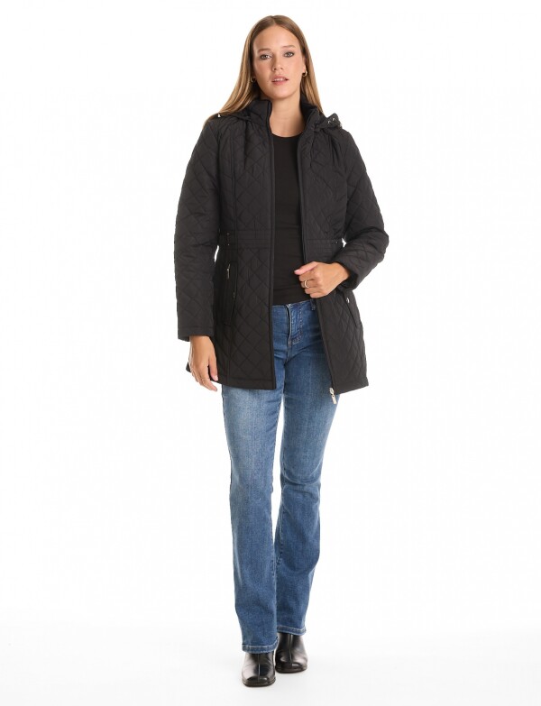 Campera Capitoneada NEGRO