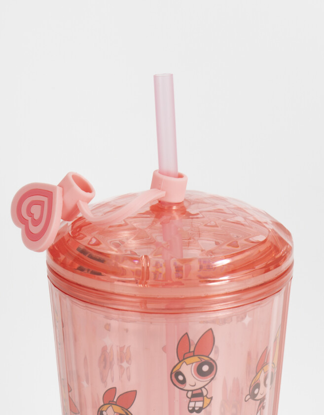 Accesorios Cocina Vaso Largo "chicas Superpoderosas" - Fucsia Claro