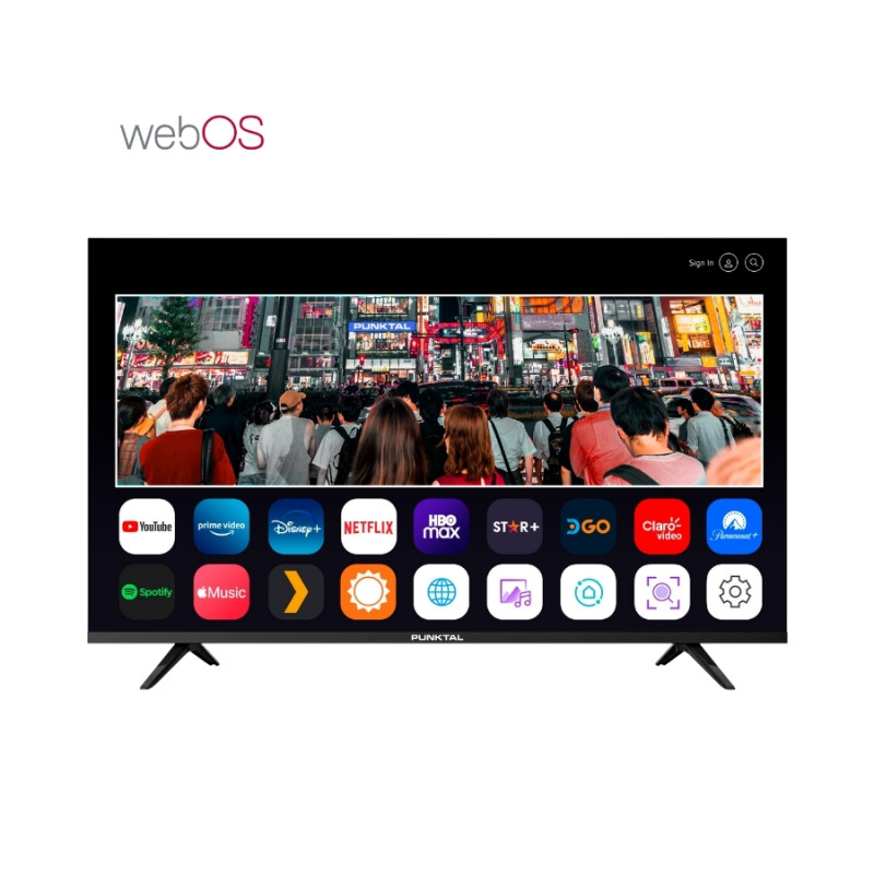 SMART TV PUNKTAL 65" UHD 4K - PK65W4K Negro