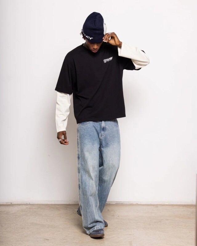 Camiseta Coolway Manga Larga - Negra Camiseta Coolway Manga Larga - Negra