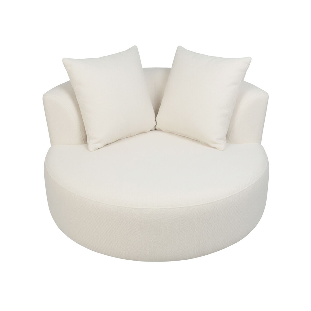 SOFÁ CIRCULAR ESPUMA NATURAL-BEIGE SUNSET