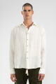 100% LINEN LONG SLEEVE SHIRT Oyster