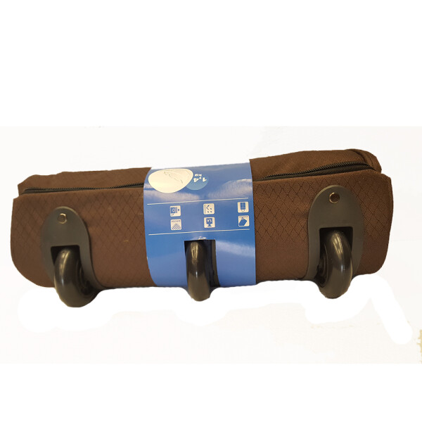 Bolsos Deportivos Con Ruedas Expandible Marron