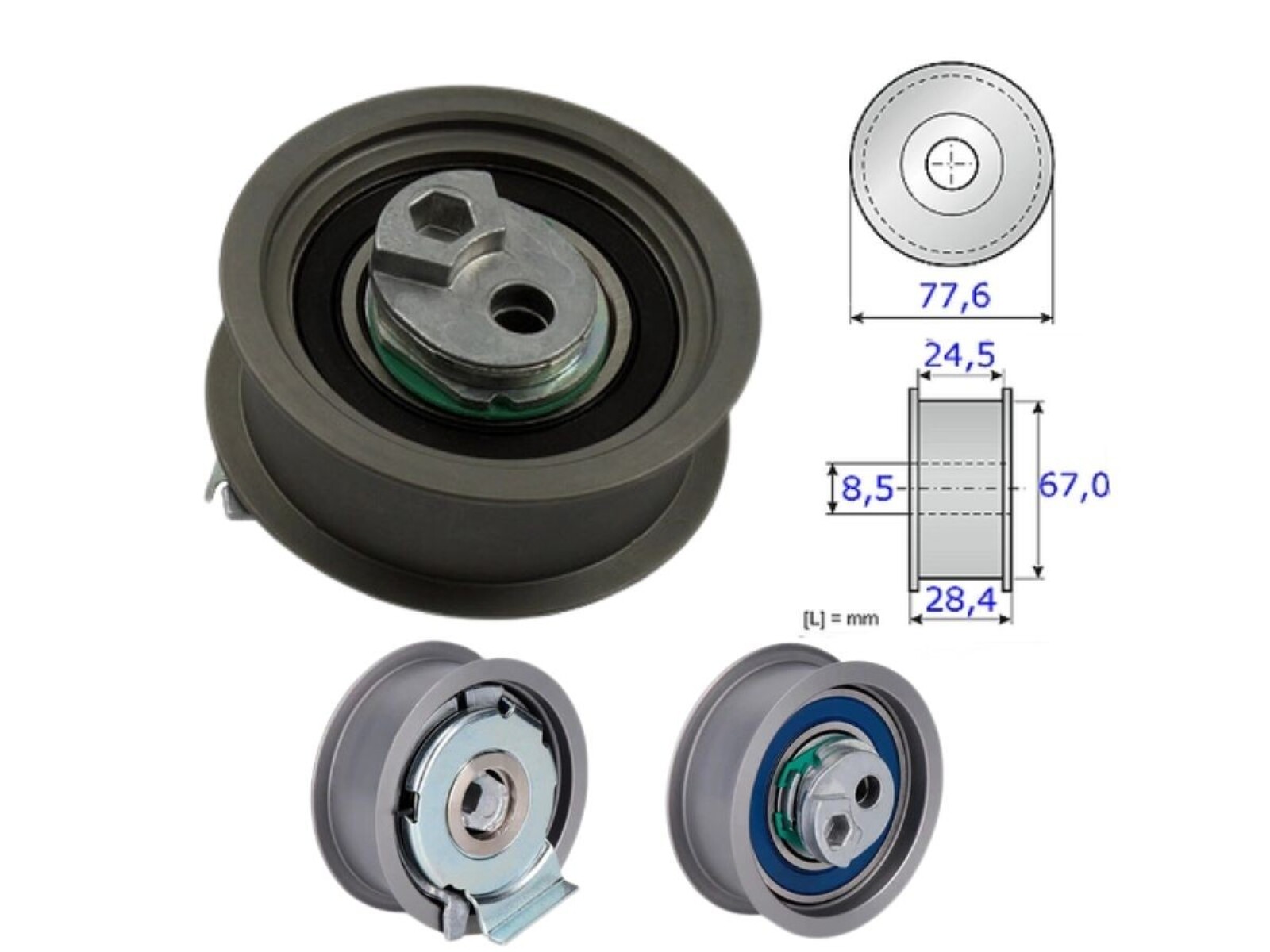Tensor Correa Distr Audi A3 03-12 