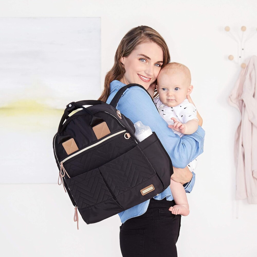 Mochila maternal SUITE skip hop Black Mochila maternal SUITE skip hop Black
