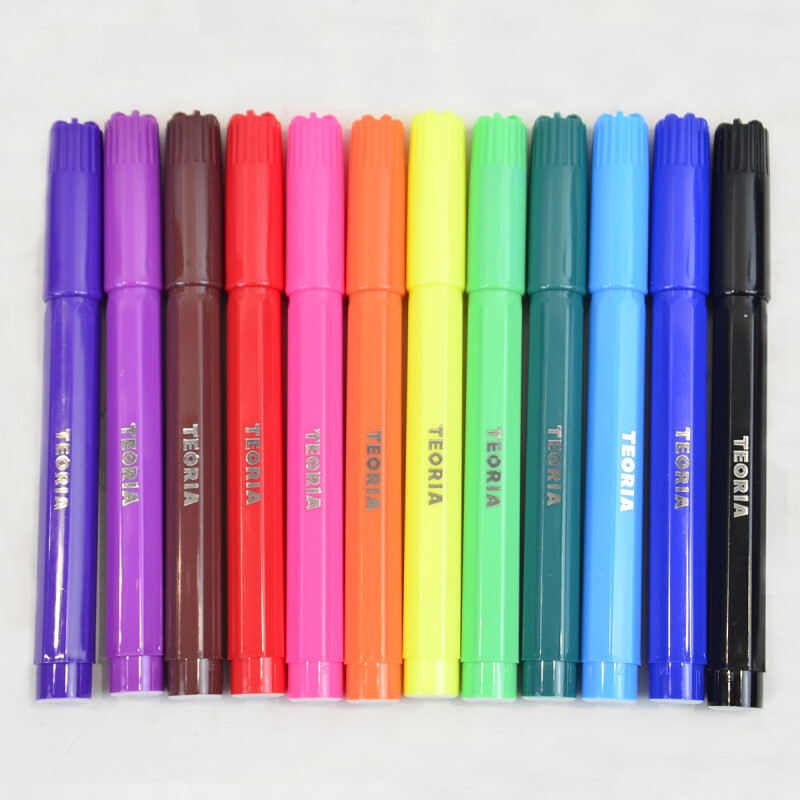 Marcadores gruesos Teoría+ x12 COLORES