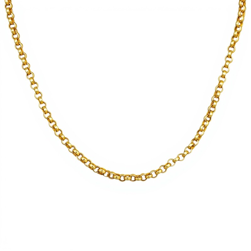 Cadena oro Rolo-Oro bajo -Sin Piedra-CD8030 sinpiedra