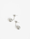 Aros Pasantes Metal Aros Cortos De Acero - Plateado