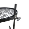 Parrilla portátil Flama de 48 cm con giro 360° y altura regulable Parrilla portátil Flama de 48 cm con giro 360° y altura regulable