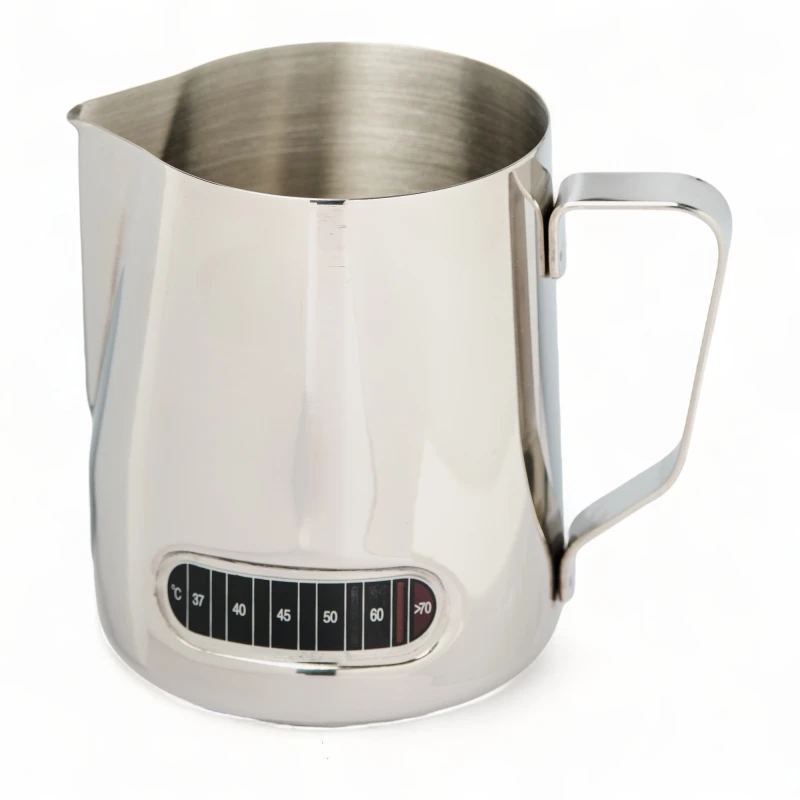 Jarra Para Espumar Leche Ac Inox Con Termómetro 500 Ml Sin Color