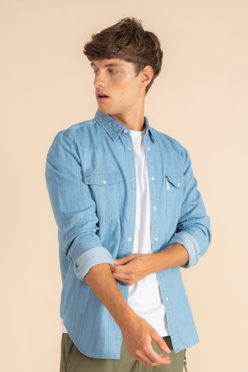 Camisa de jean Celeste
