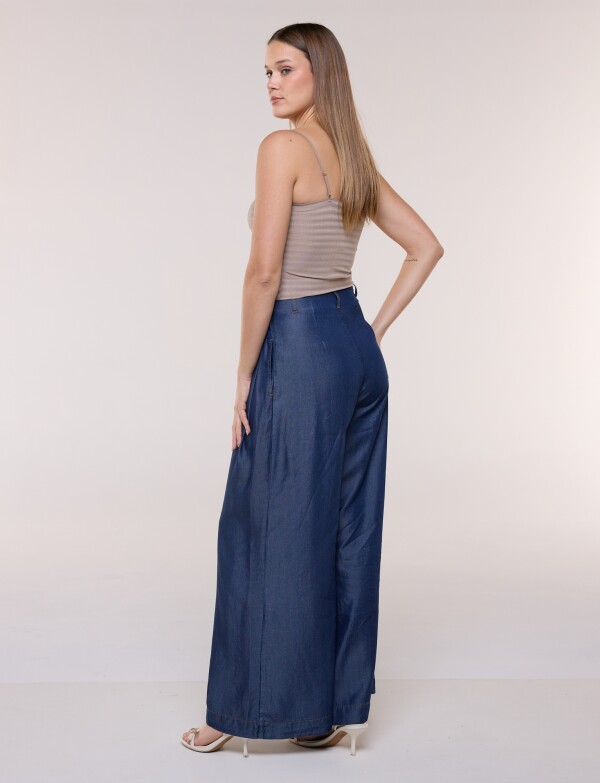 Pantalón Lyocell Wide Leg JEAN OSCURO