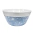 Bowl de Plástico Melamina 25,4 Cm Flores Azules