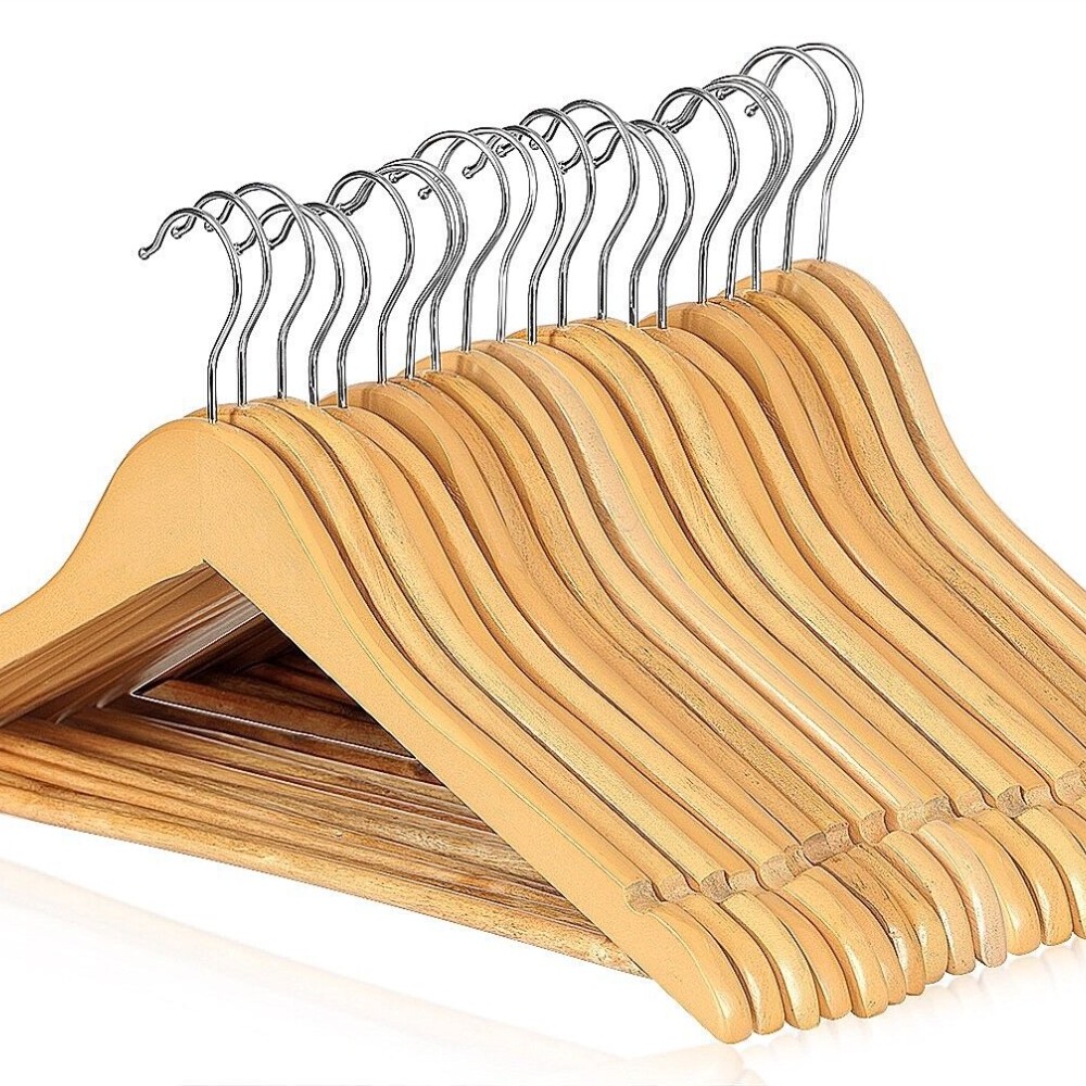 Perchas De Madera Pack x6 Perchas De Madera Pack x6