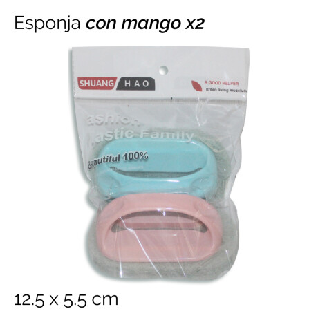 Esponja Con Mango X 2 Unidades Esponja Con Mango X 2 Unidades