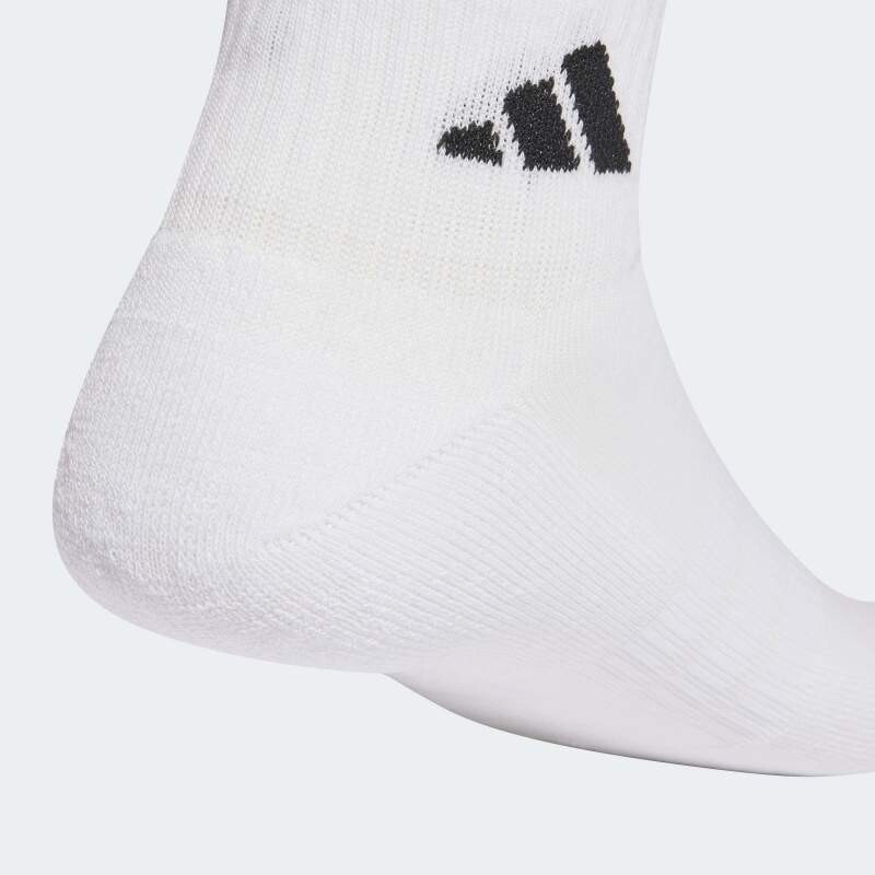 Medias Adidas Soquetes Sportswear, 3 pares Blanco