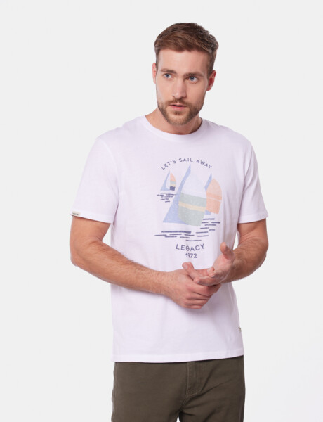 REMERA ESTAMPADA Blanco