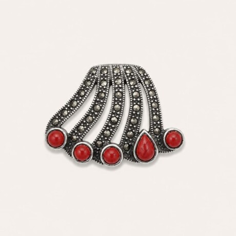 Dije Retro Coral - Plata 925 Dije Retro Coral - Plata 925