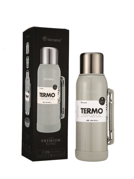 Termo Premium 1lt. Con base de Silicona Oliva Metalizado
