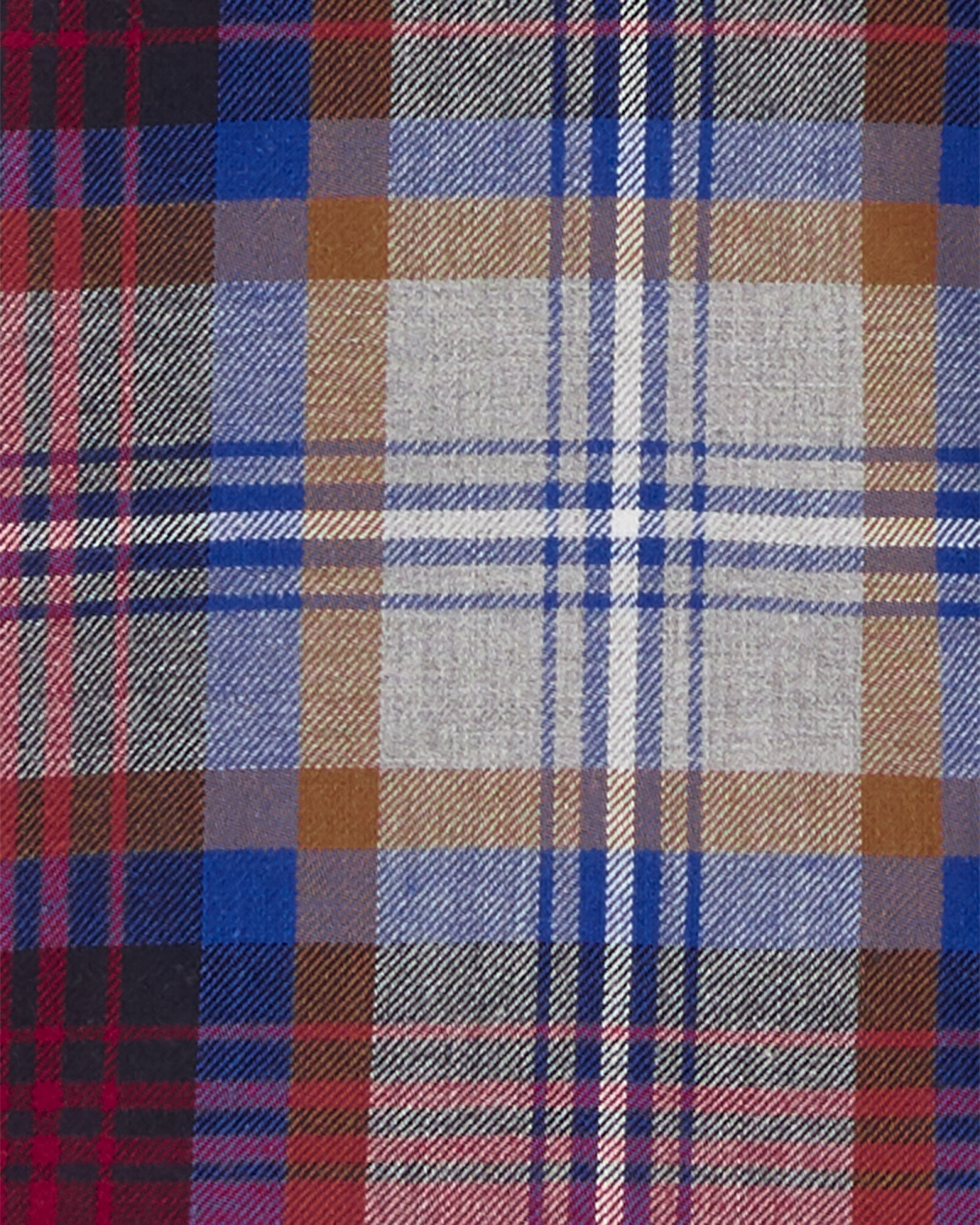 Camisa de sarga diseño a cuadros Sin color