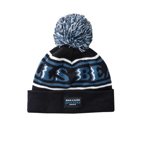 Gorro Lana Rip Curl Bells 23 Beanie Negro con Estampado