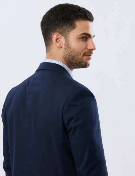 SACO DE LINO Azul