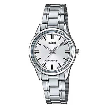 RELOJ CASIO LTPV005D-7AUDF Clasico Acero Plateado 0