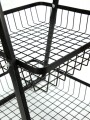 Organizador Carrito 3 Niveles Negro