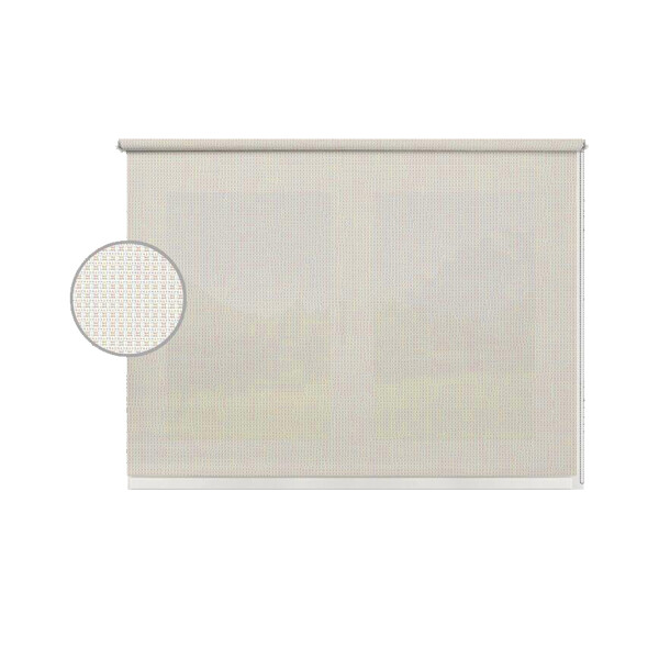 Cortina Screen Pvc Roller Tela Microperforada 1.80x2.00m Beige