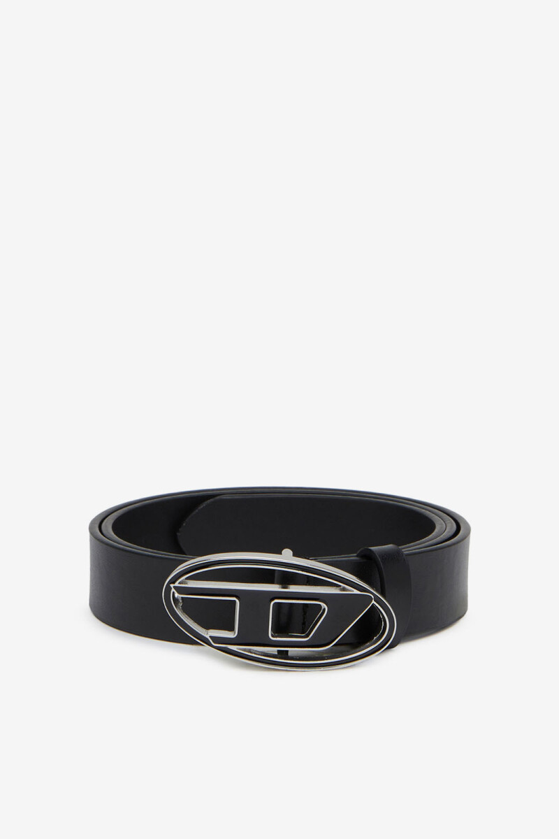 CINTURON D LOGO B-1DR Negro