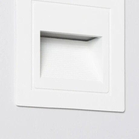 LUMINARIA TRENTO LUX CUBO DE EMBUTIR PARA ESCALERA - 3W Luminaria de Escalera Trento LUX 3W Blanco