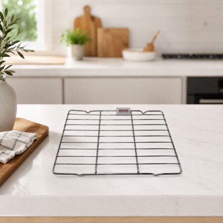 REJILLA DE COCINA RECTANGULAR ACERO INOXIDABLE 35X24CM REJILLA DE COCINA RECTANGULAR ACERO INOXIDABLE 35X24CM