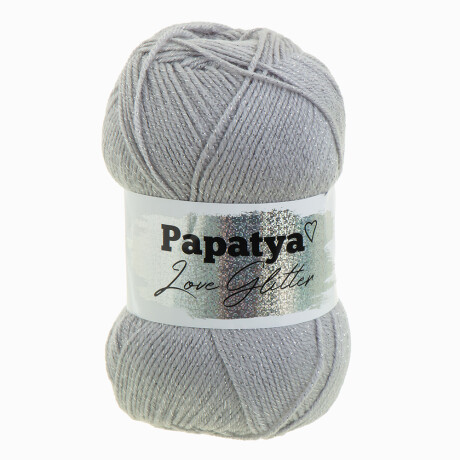 love glitter gris claro