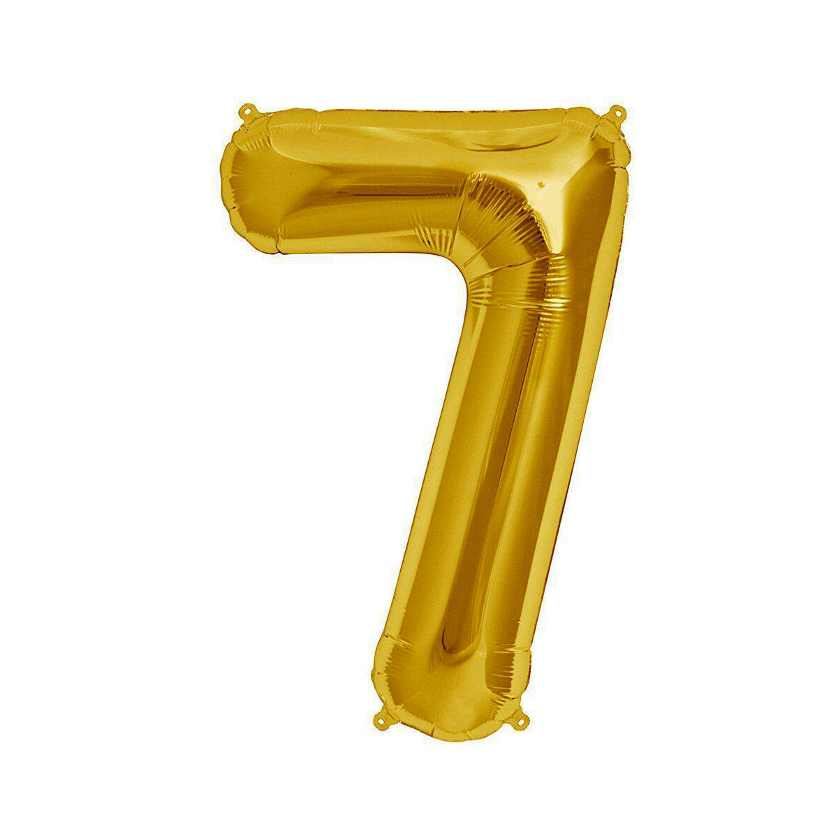 Globo números de aluminio 81 cm - 7 Oro 
