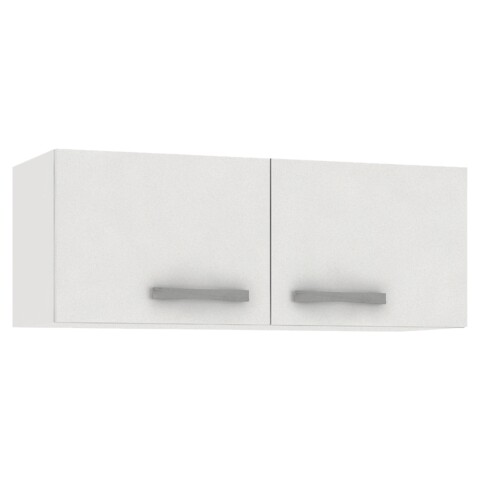 Mueble Aereo de 2 puertas s/estante interior natural 80x29x30cm Blanco