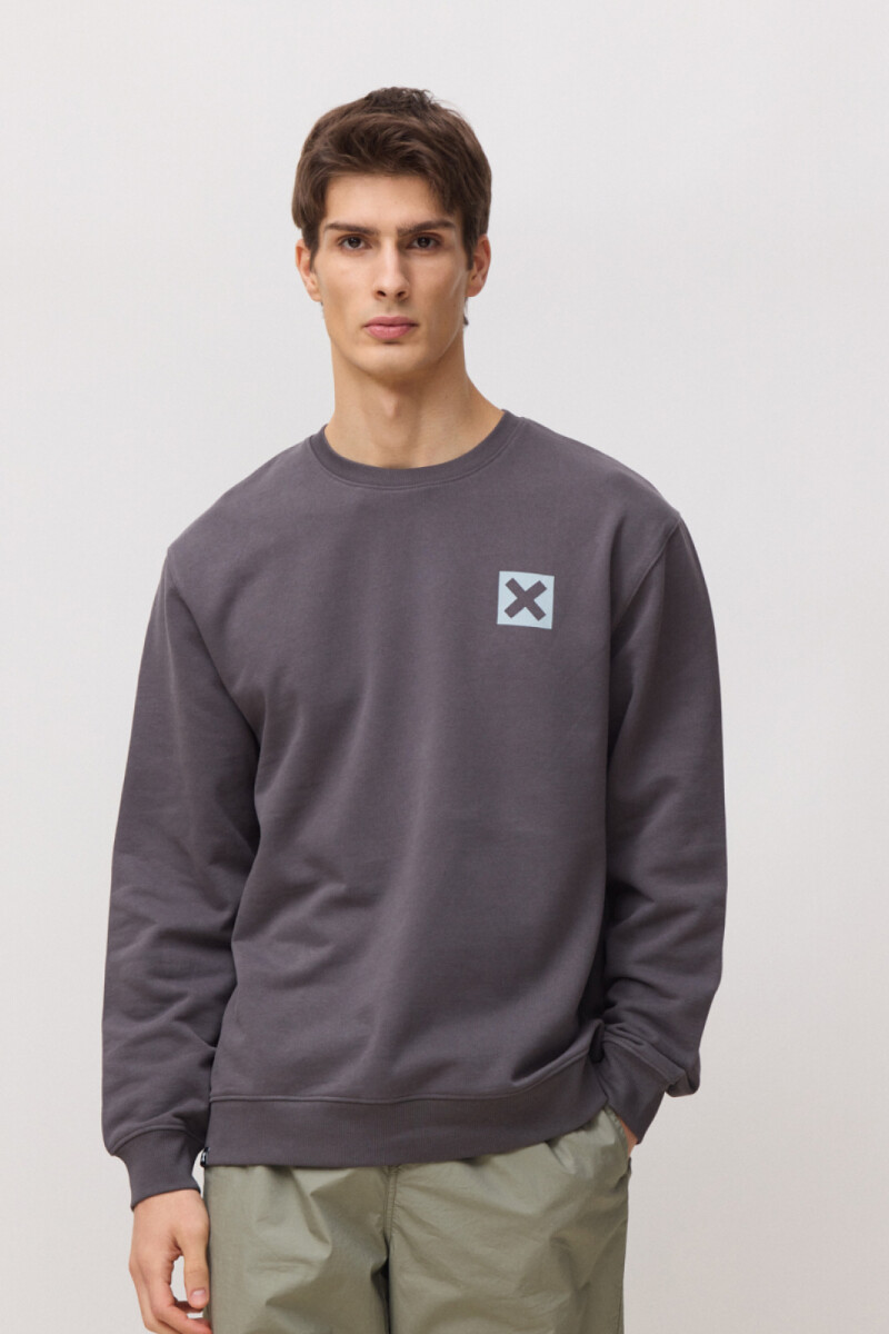 Sudadera Nature Blue Banana Anthracite