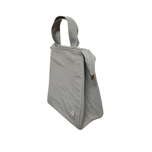 Lunchera triangular gris