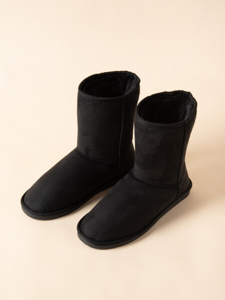 Bota larga Negro