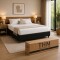 Cama SmartBox HAMPTONS 2 Plazas 140x190 cm Negro