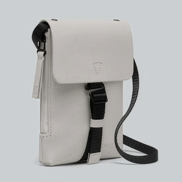 Mini Bolso Gastón Luga Splash Brooklyn 1/2L Impermeable Blanco 1