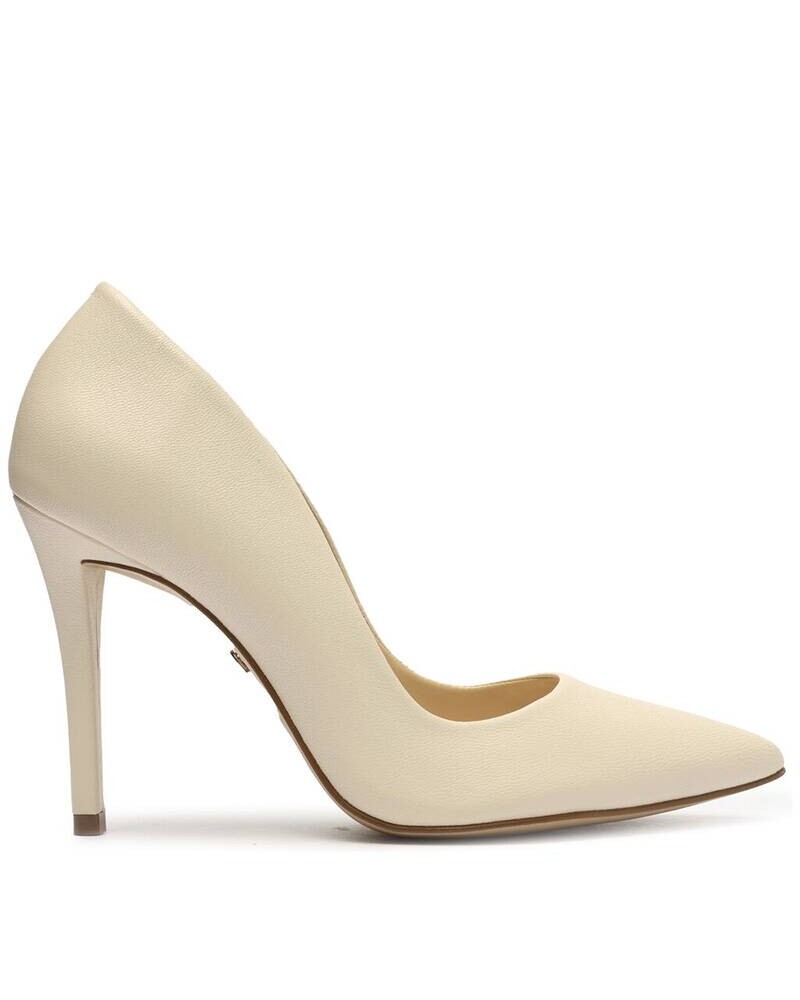ZAPATO TACO ALTO BEIGE U