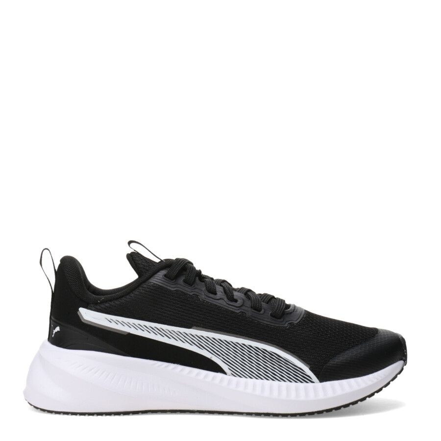 Championes de Niños Puma Flyer Lite 3 Jr Negro - Blanco