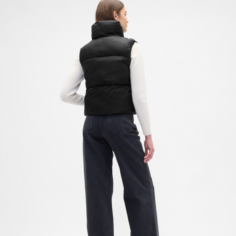 IE LOGO PRIMALOFT PUFFER VEST BASIC BLACK 2