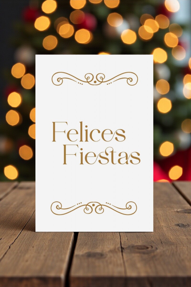 Tarjeta navidad 10x15 cm - DISEÑO 1 