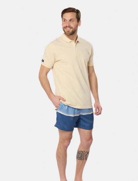 SHORT DE BAÑO RAYADO Piedra