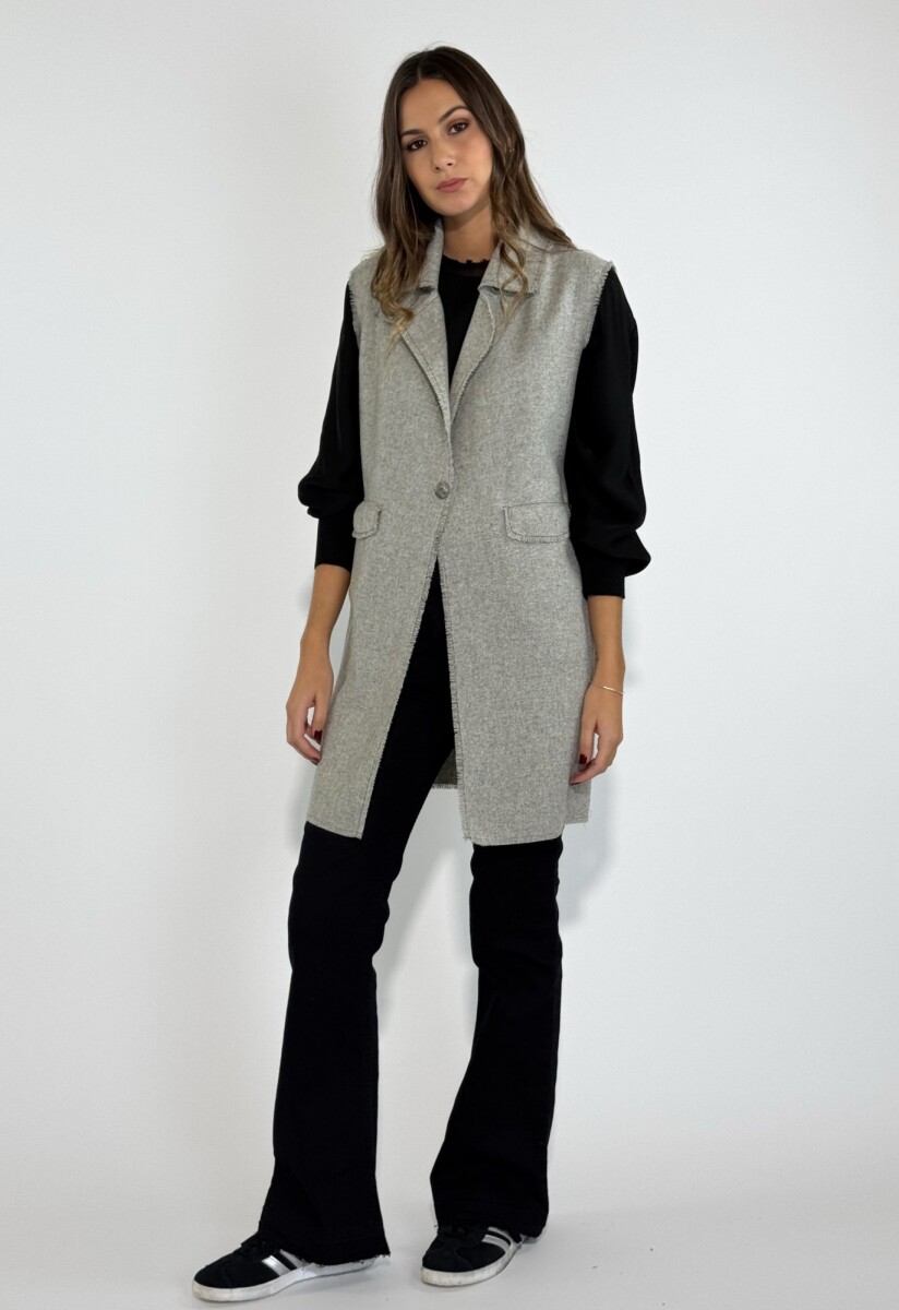 CHALECO MERINA - GRIS 